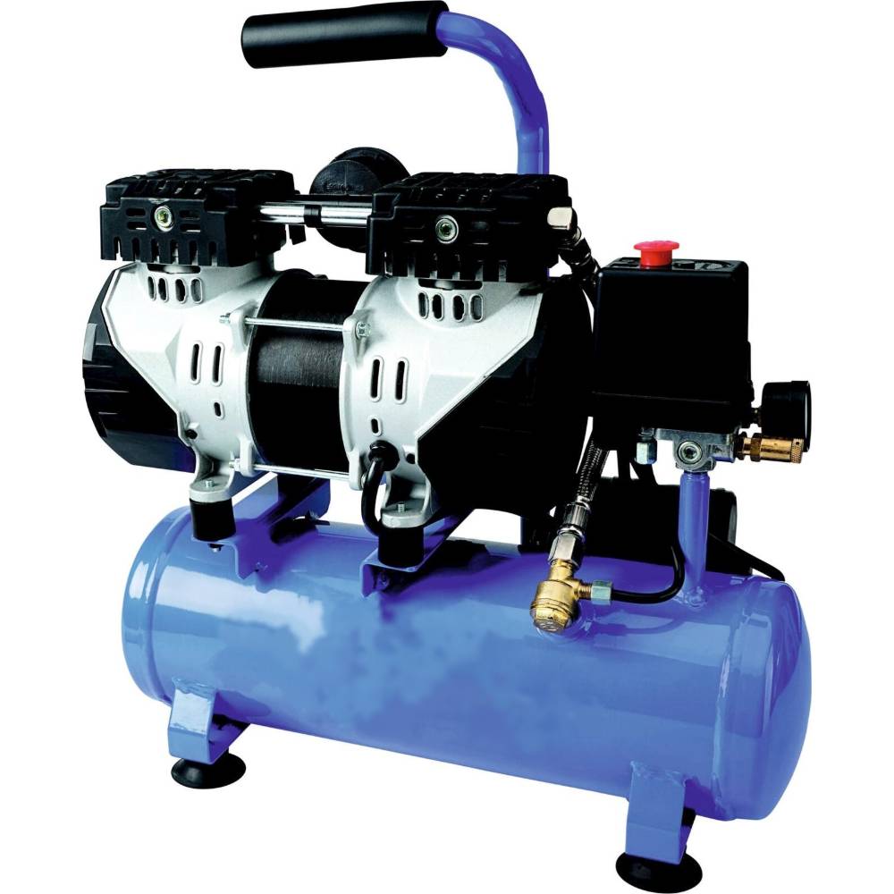 Silent Luftkompressor 6L, inkl Zubeh&amp;#246;r