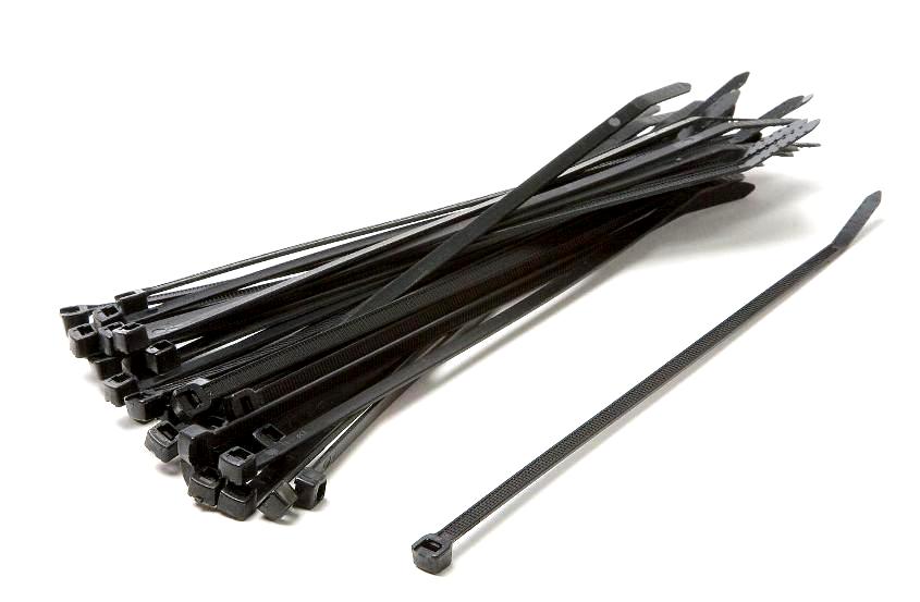 Kabelbinder schwarz 100x2.5mm, 100Stk.