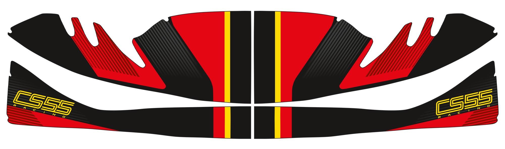 CS55 Kart Kleberfrontspoiler M9