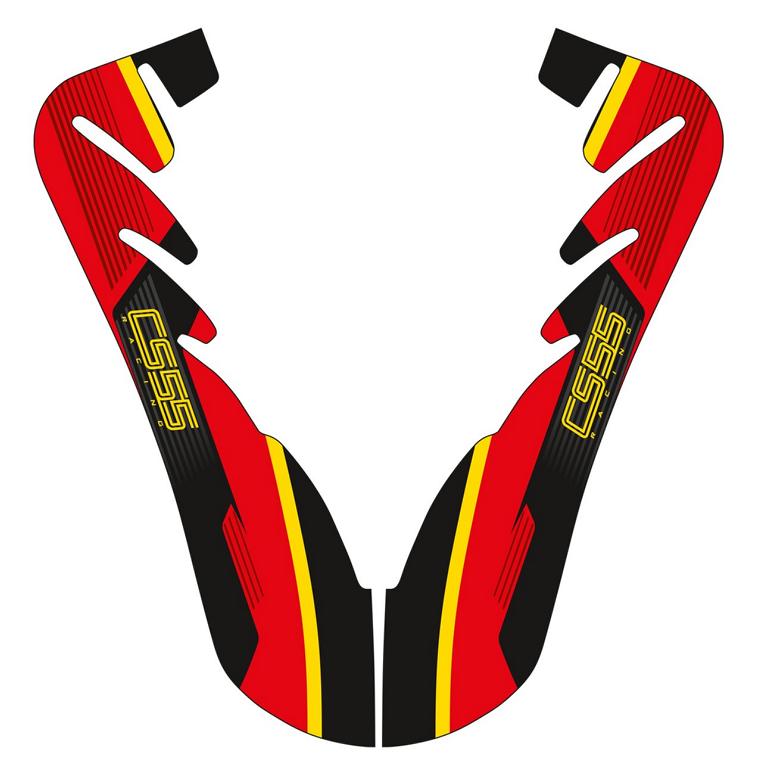 CS55 Kart Kleber Frontschild M9