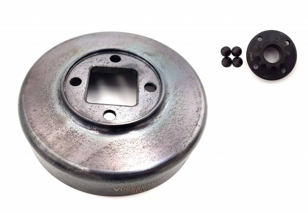 Kupplungsglocke mit Ritzel 10Z, X30               