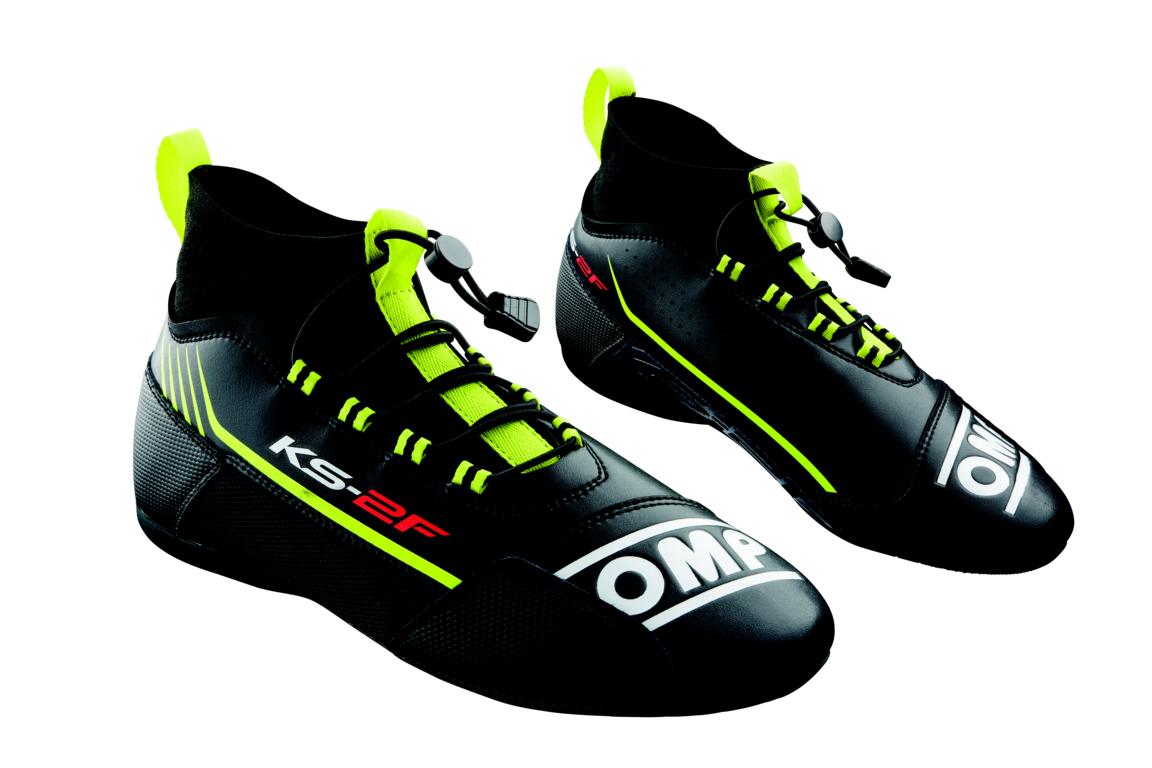 KS-2F Schuh OMP, schwarz/leuchtgelb